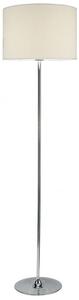 Dar lighting DEL4950 Delta Floor Lamp Polished Chrome Complete With Shade