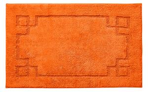 Luxury Cotton Non-Slip Burnt Orange Bath Mat Orange