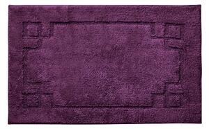Luxury Cotton Non-Slip Grape Bath Mat Purple
