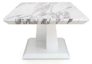 Saturn Marble Top White Coffee Table