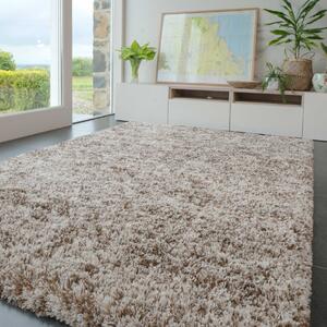 Soft Mottled Brown Shaggy Area Rug | Camberley