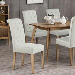 Upholstered Fabric Dining Chair Set of 2