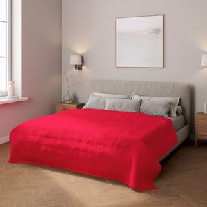 Check quilted throw