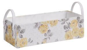 Ashbourne Floral Storage Tray Yellow