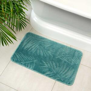 Palm Leaf Green Non Slip Bath Mat