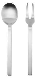 STILE BY PININFARINA STAINLESS STEEL SERVING CUTLERY - Matt Brushed