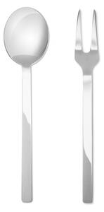 STILE BY PININFARINA STAINLESS STEEL SERVING CUTLERY - Mirror Polished