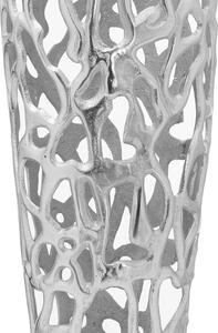 Silver Small Perforated Coral Inspired Vase