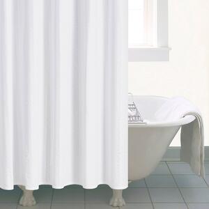 Seersucker Shower Curtain White