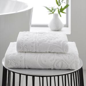 Mandalay White 100% Cotton Towel White