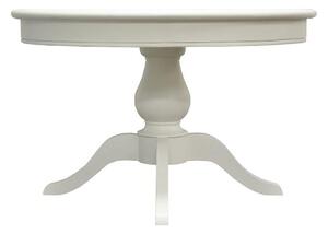 Wicklewood White Wooden Round Dining Table