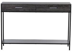Grey Painted 2 Drawer Console Table