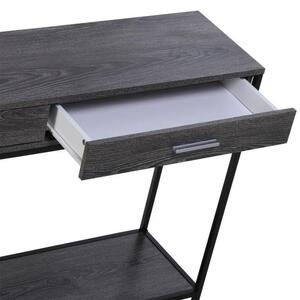 Grey Painted 2 Drawer Console Table