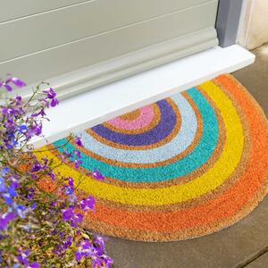 Pastel Rainbow Entrance Doormat | Coir