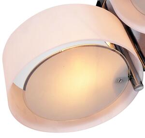 Acrylic 3 Lights Chrome Finish Ceiling Lamp