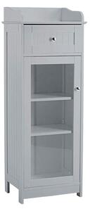 Alaska Grey 1 Glass Door Bathroom Cabinet