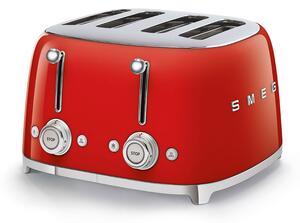 Smeg TSF03RDUK 50's Retro Style 4 Slice Toaster