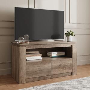 Canyon Oak 2 Drawer TV Unit for TVs up to 44"