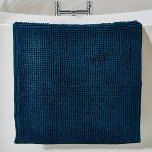 Peacock Mini Bobble Bath Mat Blue