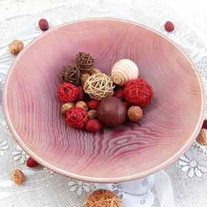 Wooden Bowl - Red Dream