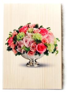 Bunch of Flowers wooden picture