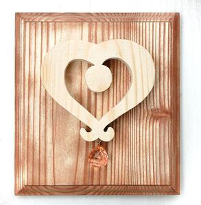 Tyrolean Heart Wooden Picture