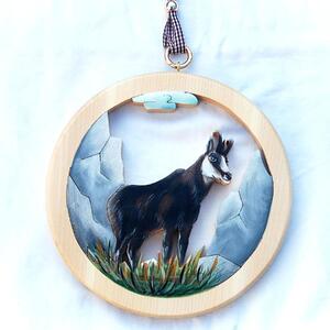 Wooden Picture Chamois