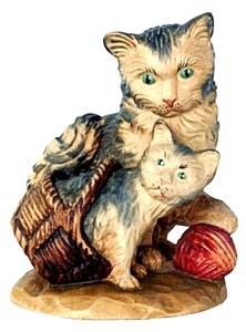 Cats in a basket