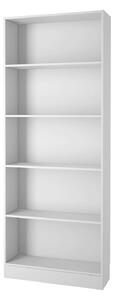 Basic Tall Wide Bookcase With 4 Shelves