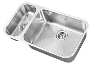 The 1810 Company ED/1953/U/MS/BBR/104Â Etroduo 1.5 bowl Sink - Stainless Steel