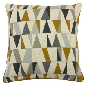 Reno Geometric Cushion Charcoal/Gold