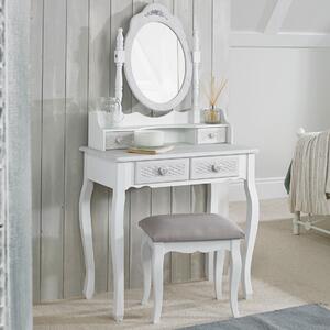 Brittany Shabby Chic Dressing Table Stool