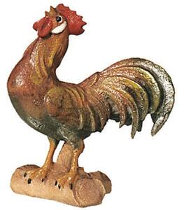 Rooster on wood log - Folk