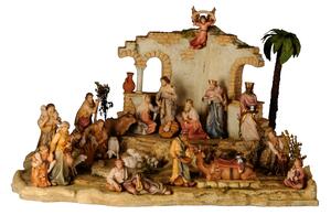 Oriental Nativity Set - stable and 24 figurines