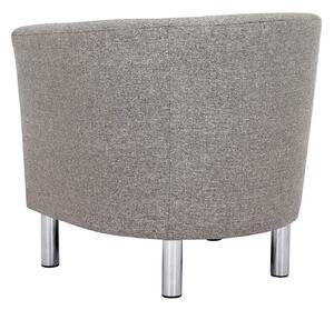 Cleveland Nova Light Grey Fabric Armchair