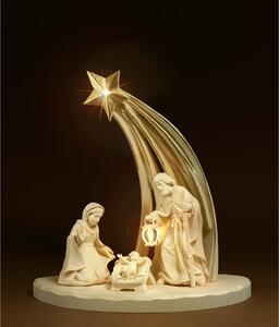 Nativity crib with Holy family and Comet