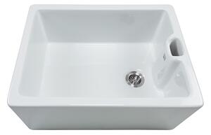 The 1810 Company FCU/595/BEL/WH/850 Argilla 1 Bowl Sink - White