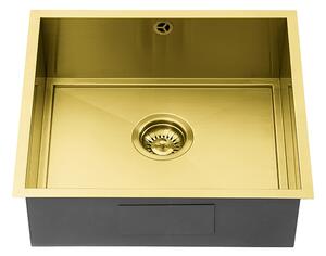 The 1810 Company AU/45/U/GB/16MM/SOS/750 Axixuno 1 Bowl Sink - Gold
