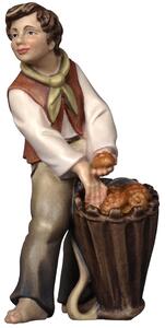 Shepherd with basket of bread Tyrolean