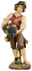 Boy with fruit