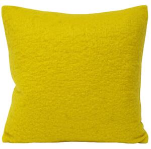 Kendal Faux Mohair Cushion Yellow