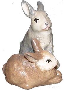 Pair of Rabbits -Tyrolean