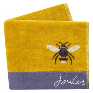 Joules Botanical Bee 100% Cotton Gold Towel Gold/Blue