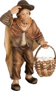 Shepherd with Eggs in Basket