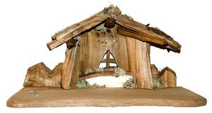 Wooden Root Nativity Stable (b)
