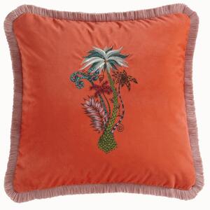 Emma Shipley Jungle Palms Filled Cushion 43cm x 43cm Coral