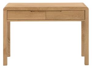Curve Solid Oak Dressing Table & Stool