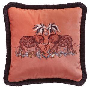 Emma Shipley Zambezi Filled Cushion 43cm x 43cm Flame