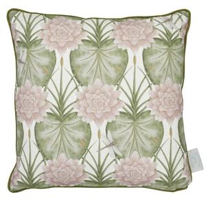 The Chateau The Lily Garden Filled Cushion 43cm x 43cm Cream