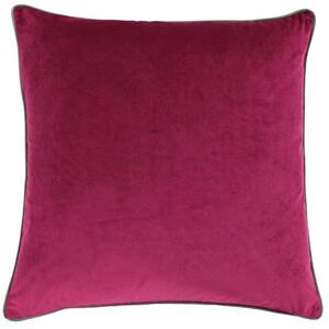 Meridian Filled Cushion Cranberry Mocha